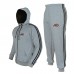 ARD CHAMPS™ Fleece Tracksuit Hoodie Trouser MMA Gym Boxing Running Jogging Suit (Gray)